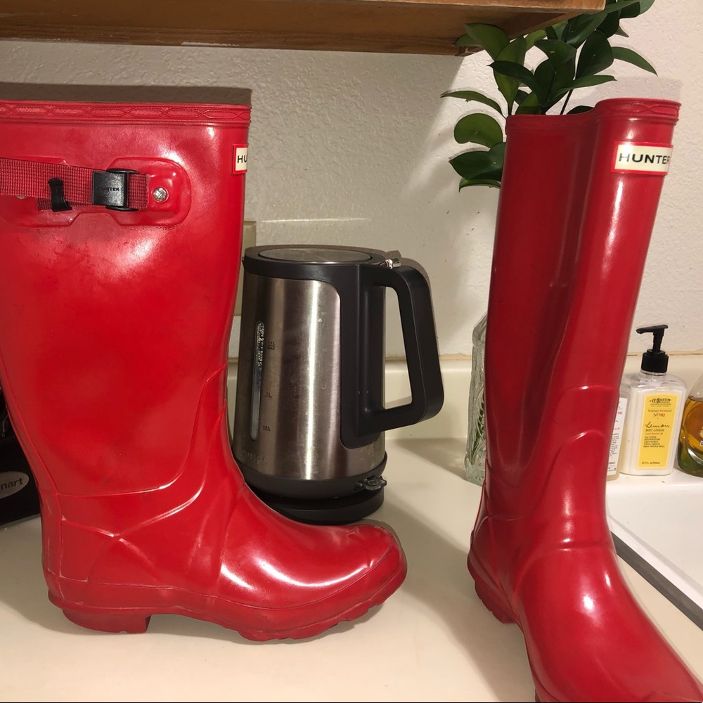 Red Hunter (Huntress) Rainboots (Wider calf)